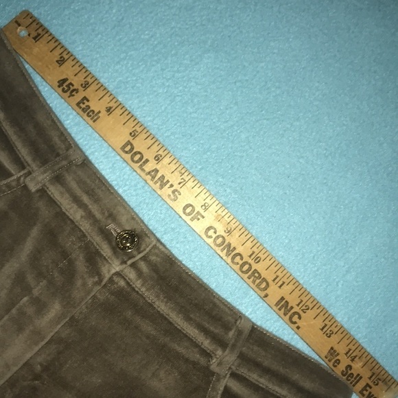 ST. JOHN SPORT by Marie Gray velveteen feel brown high rise boot cut NEW size 8 - Picture 8 of 10